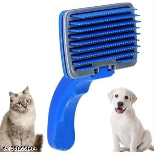 Hachiko Pet Comb Pack Adjustable Dog/Puppy Brush/Pet Comb for Grooming Cum Massager and Safety from Mites/Lice/Ticks Combo  - Easylife