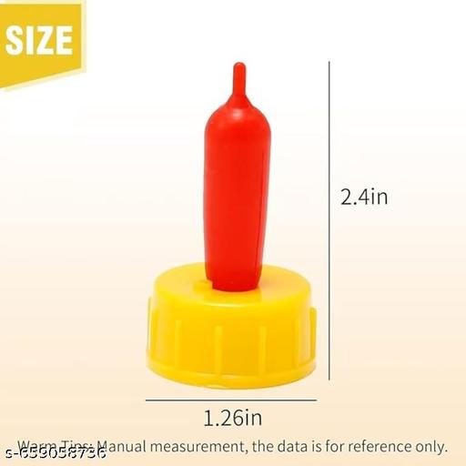 Cattle Feeding Bottle's Nipple Topper Universal for Goat, Puppy, Kitten, Sheep, Cow, Dog, & Pigs(2 PCS) - Easylife