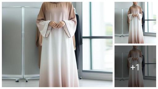 Printed Abaya For Women Elegant Modest Wear Burqa Islamic Naqab Fashion 