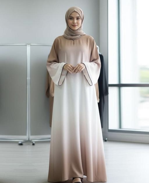 Printed Abaya For Women Elegant Modest Wear Burqa Islamic Naqab Fashion  - Zeyoria