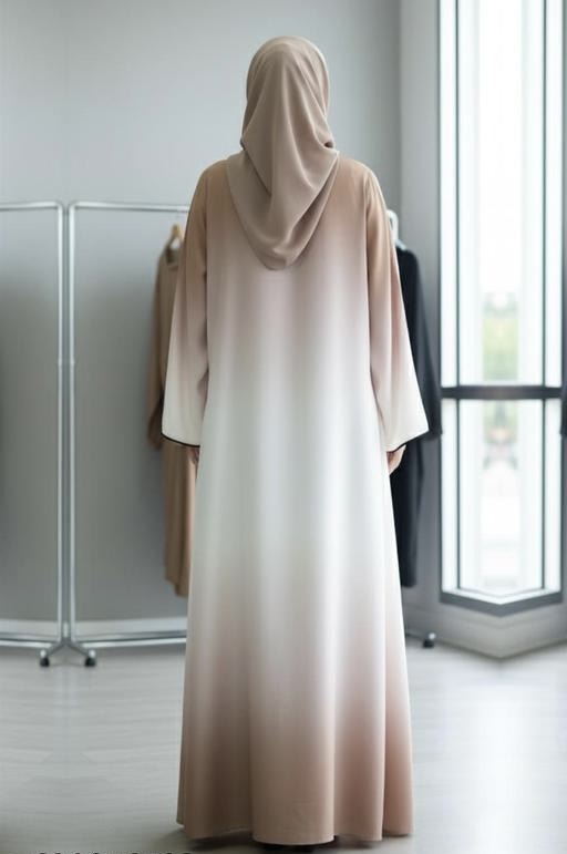 Printed Abaya For Women Elegant Modest Wear Burqa Islamic Naqab Fashion  - Zeyoria