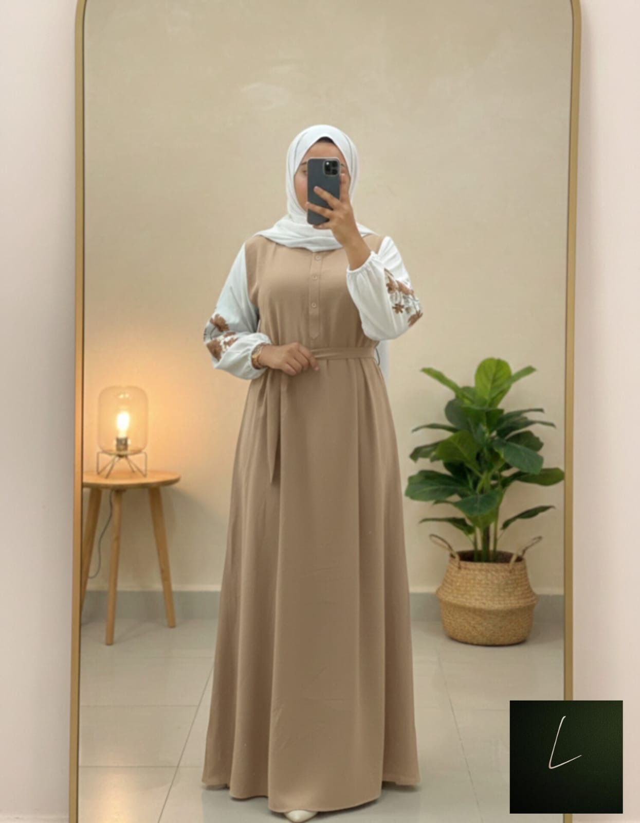 Elegant Abaya Gown - Zeyoria