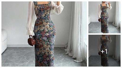 PRINTED FLOWERD DRESS 