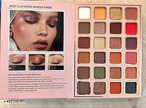 Professional 5-in-1 Makeup Book Kit: Comprehensive Palette with All-in-One Glitter & Matte Eyeshadows, Highlighter, , Contour, Lip Colors, and Eyebrow Enhancers (Multicolor) - Buyseee