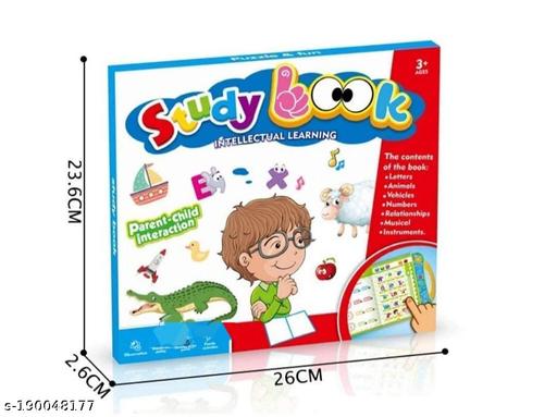 Kids Intelligence Book English Letters and Words Learning Sound Book Fun Educational Toys Activities with Numbers, Shapes, Animals Phonetic Learning ANG Pronunciation learning book for Toddlers - FAAMIXMART