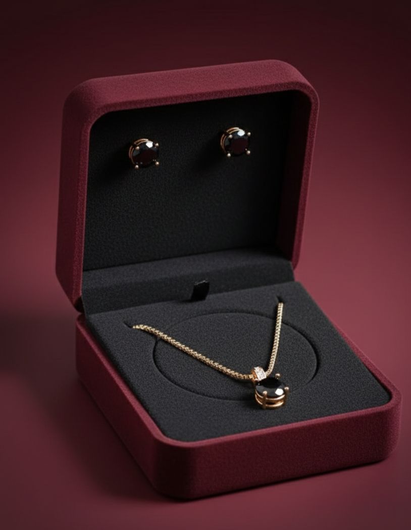 Stylish Diamond pendent with chain for women's Jewellery Set  - Savéra collection