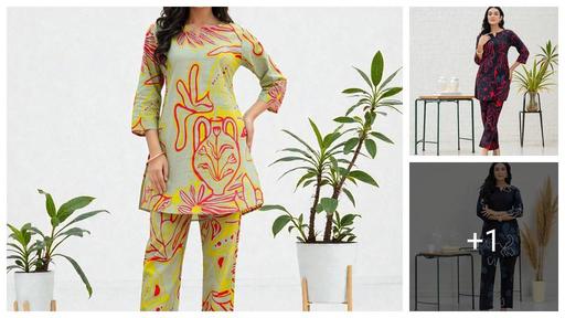 Latest Fashion Co-Ord Set | Printed Designe