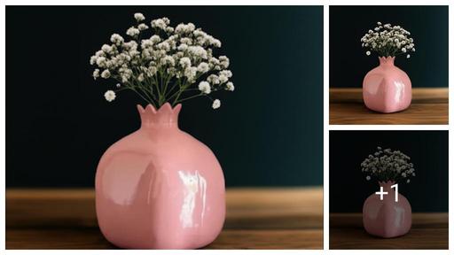 Pink Anar Vase