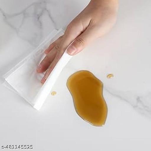 CRAFTB DECOR Modern Round Side Table, Coffee Table, End Table, Marble Pattern Wooden Top and Metal Frame | 9 Pipe (Golden White) - Zeyoria