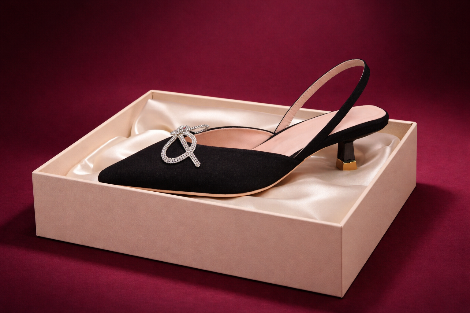 black women pointed pump heels