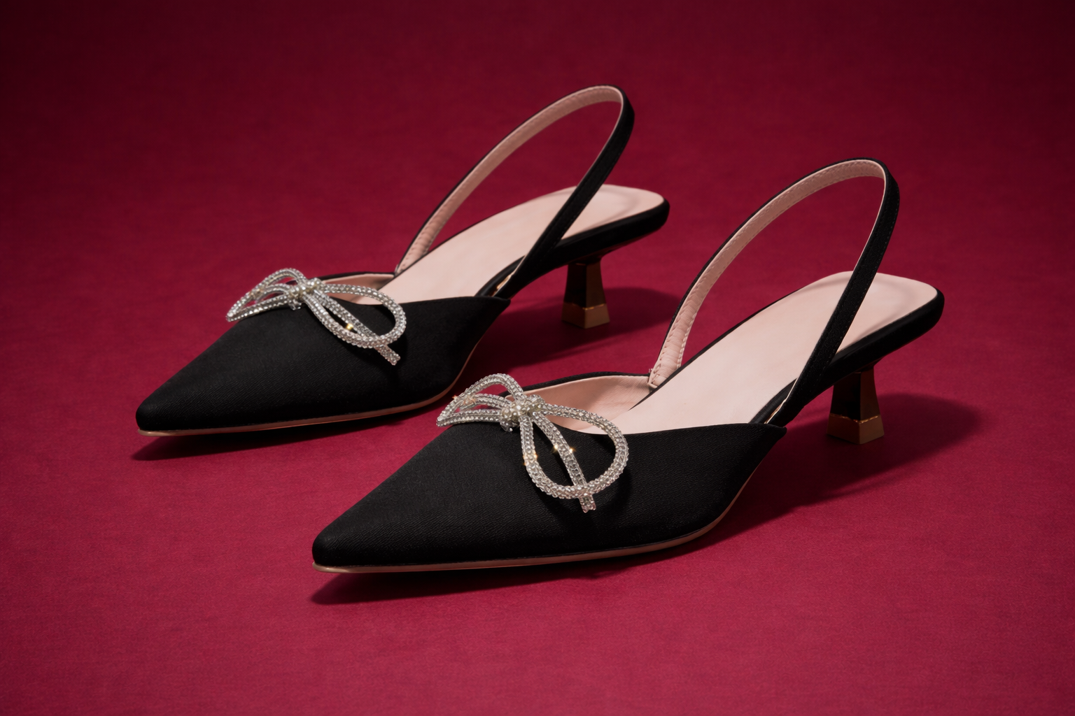 black women pointed pump heels - Savéra collection