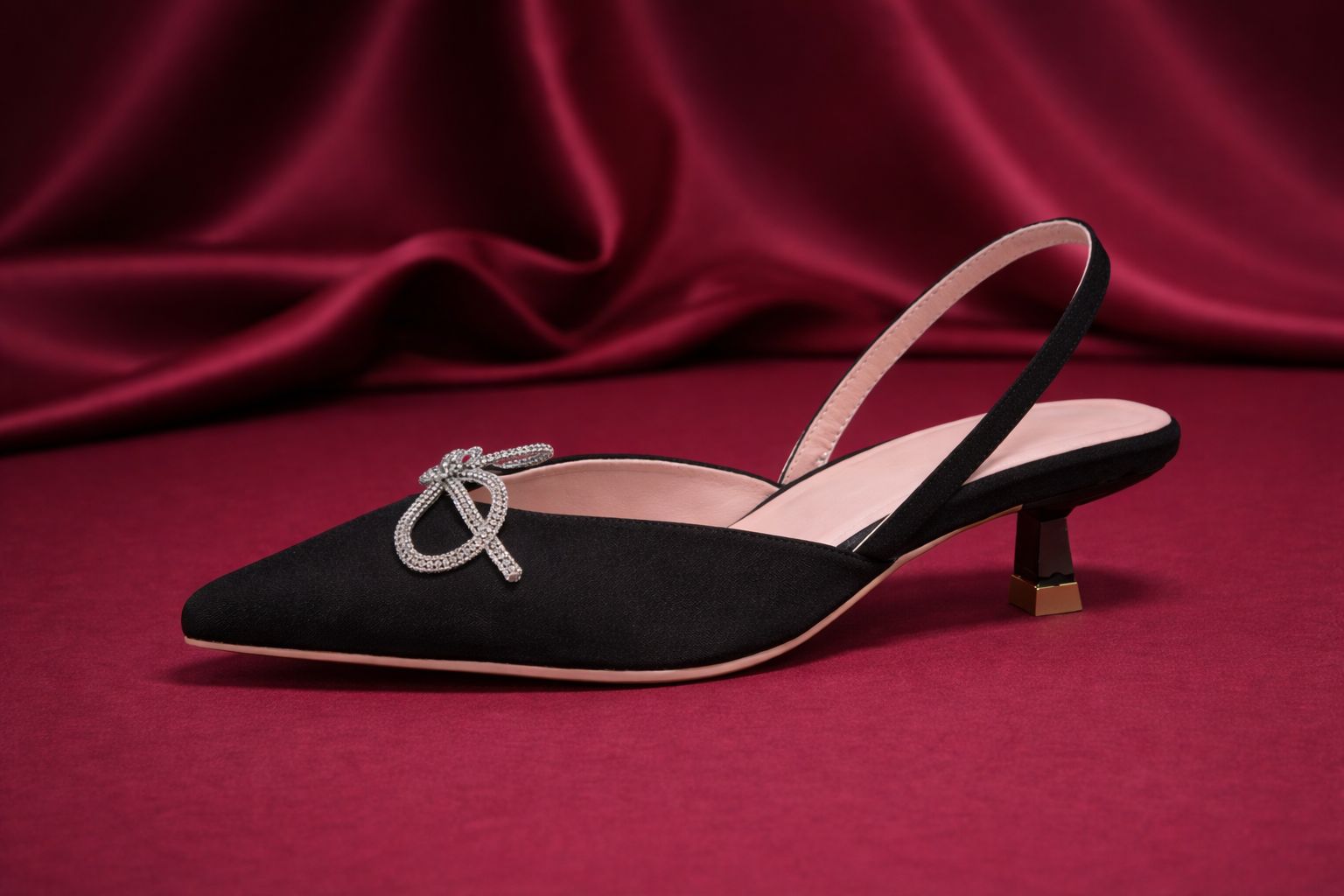 black women pointed pump heels - Savéra collection