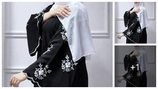 NEW EMBROIDERY SLEV ABAYA BURQA FOR WOMENS AND GIRLS 