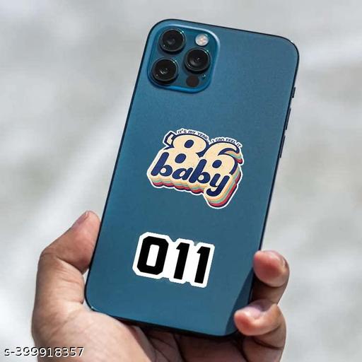 Revivo Pack of 55 Stranger Things (PREMIUM QUALITY VINYL WITH TEXTURED LAMINATION) Stickers for Laptop, Journal, Guitar, Mobile Phone - Waterproof Residue Free Stickers - REVIVO