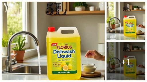 Florius Kitchen Pro 5L Dishwash Liquid – Trusted by Homes & Restaurants