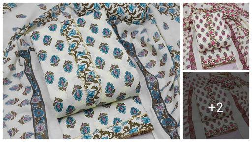 Women's Cotton Trendy Unstitched Salwar Suit Material And Georges Suits and Dresses