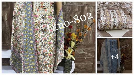 Jaipuri cotton printed dress material