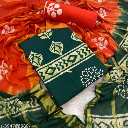 Pure cotton Batik print suit material - amamestyle