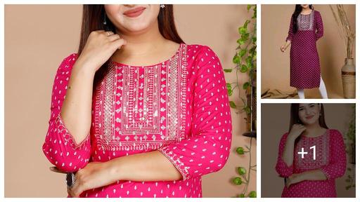 pink kurti