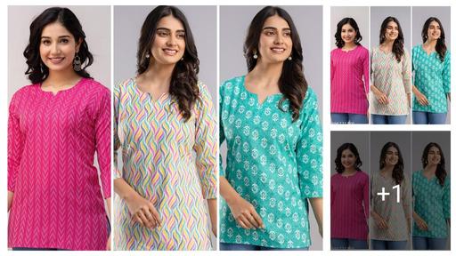 Shorts Kurtis Pack of 3