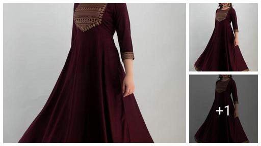 Women Rayon Printed Flared Kurta