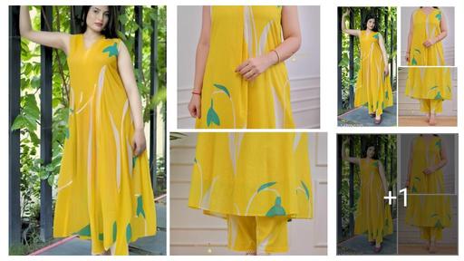  New Trendy Kurta Set For Women With Flower Print / Premium Fabric / Best Fit / Women Kurta Set / kurti / kurti set / new design kurti