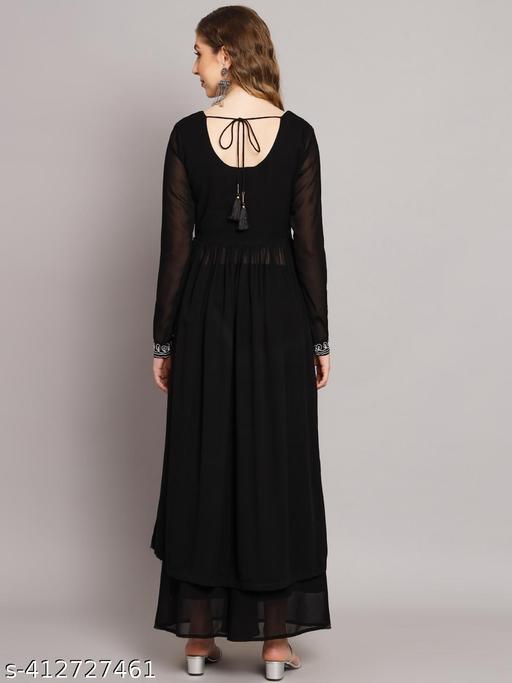 Georgette Kurta Sharara Set - amamestyle