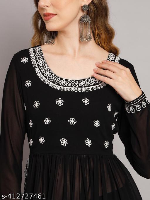 Georgette Kurta Sharara Set - amamestyle