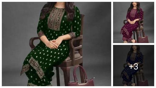 women viscose rayon kurta palazzo set