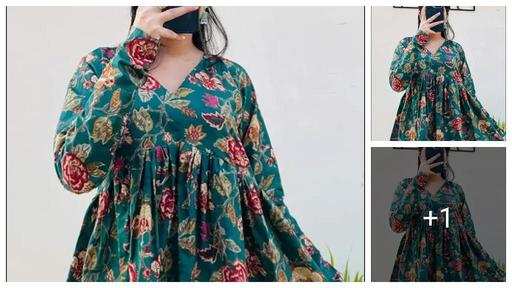 new trending short kurti top long size meesho trending