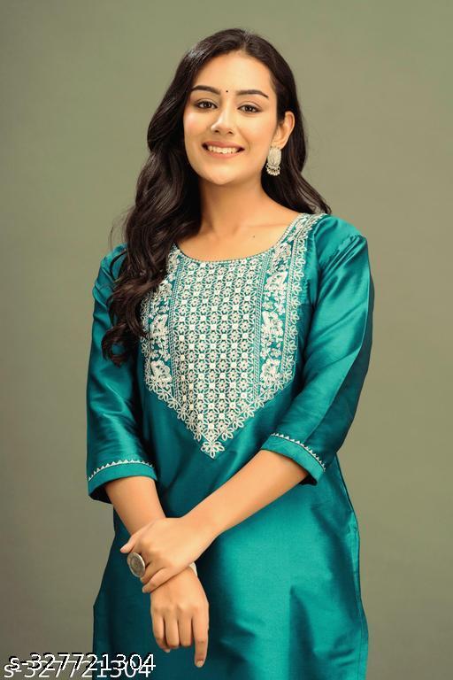 EMBROIDED KURTI ,Best deal kurti,.fancy kurti stylish kurti.straight .casual kurti. sale ..low price ,best quality product,silk Kurtis ,selected dress high demand kurti . nice kurti , office wear kurti - ARYAMI