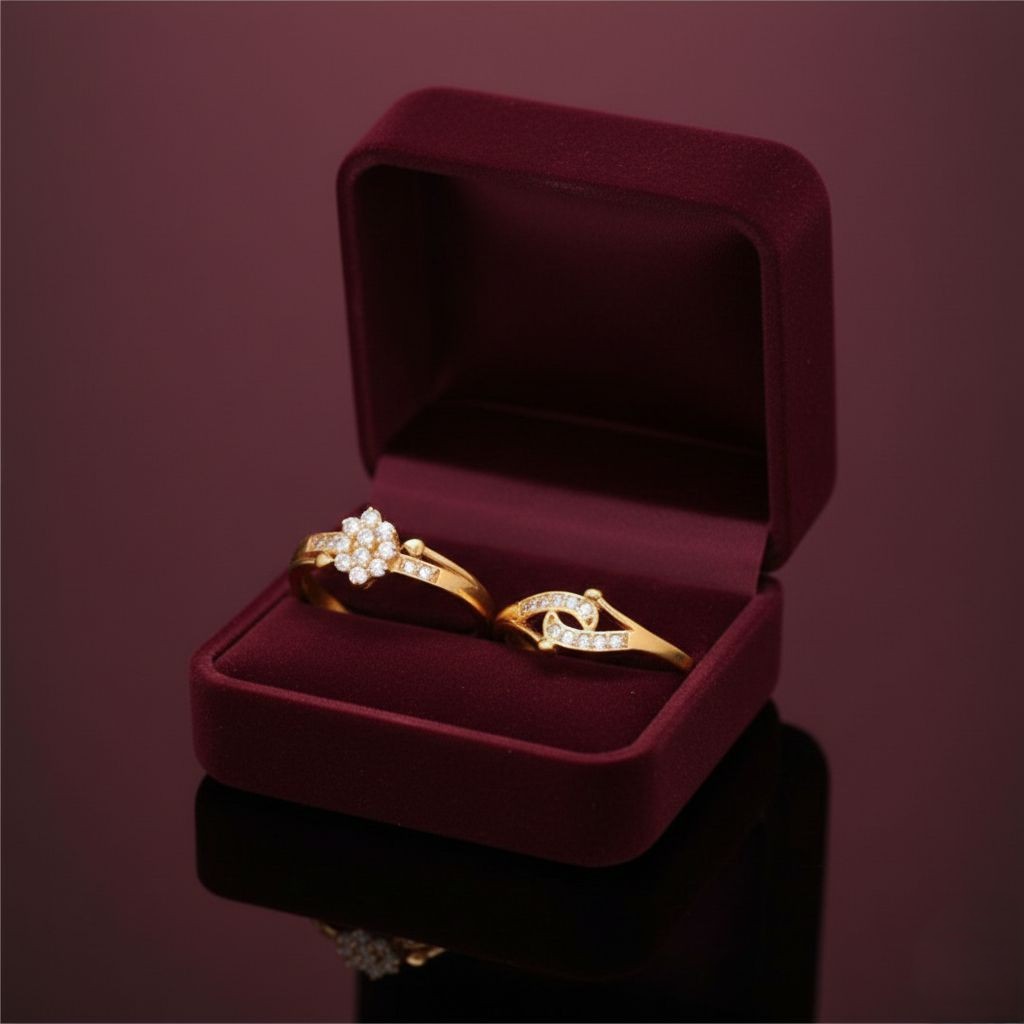 Flaring Adjustble Free size COMBO ring for women - Savéra collection