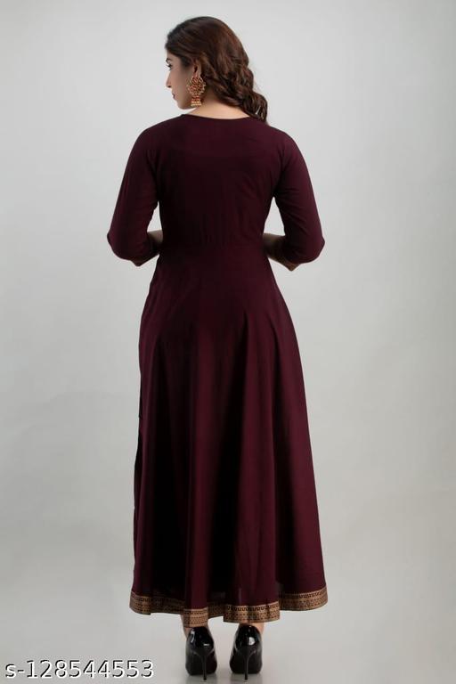 Women Rayon Printed Flared Kurta - ARYAMI