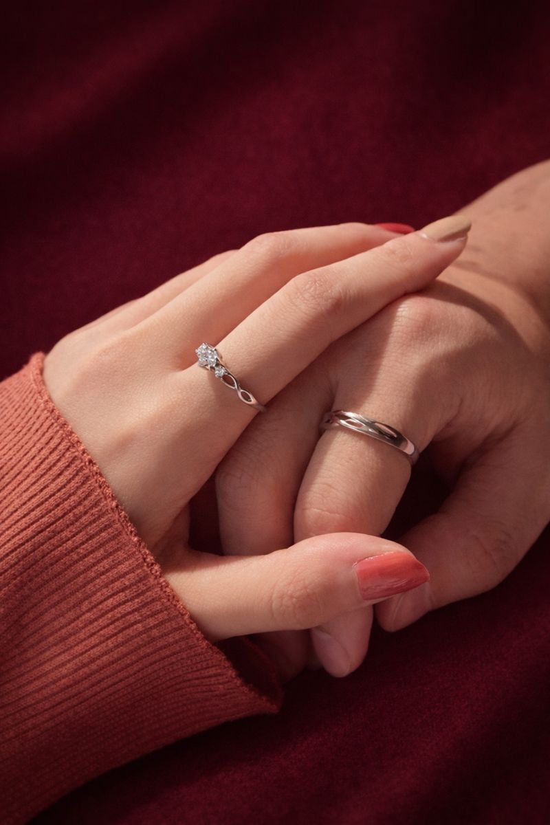 Valentine Couple Rings | Silver Proposal Rings | Fine Couple Jewelry | Rings For Him And Her | Designer Fashionable Rings| Rings For Men | rings For Women - Savéra collection