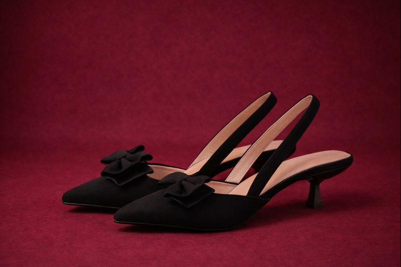 Trendy Women's Pointed Toe Pump Heel  Slingback Heels