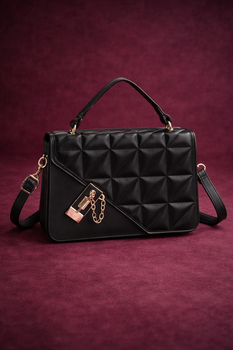Classy PU Leather Black