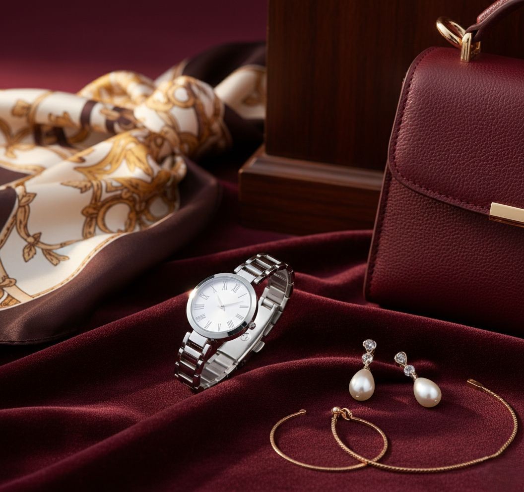 New Solid Designer Black Silver Metal Analog Watches for Women - Savéra collection