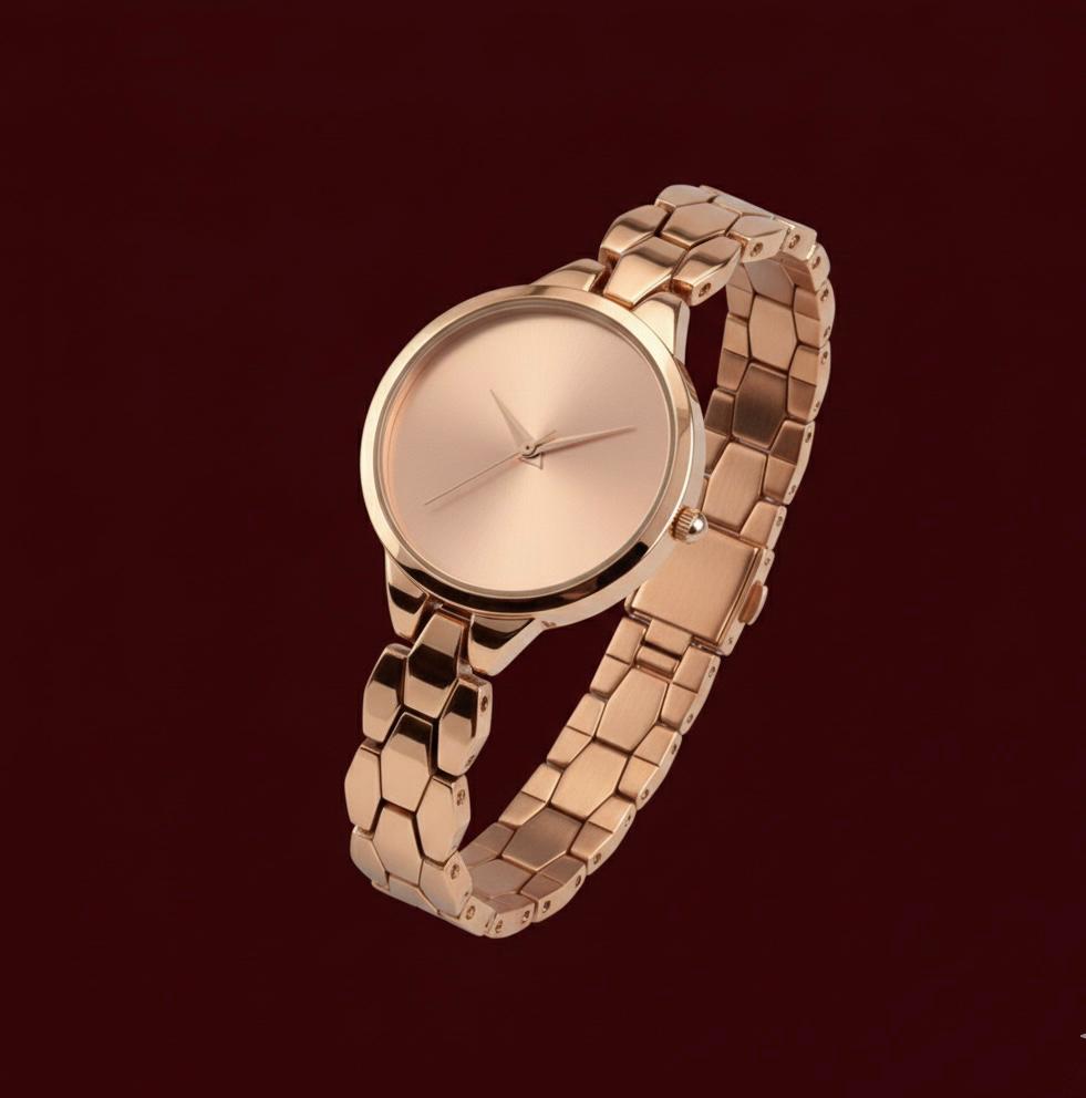 New Solid Designer Metal Analog Watches for Women