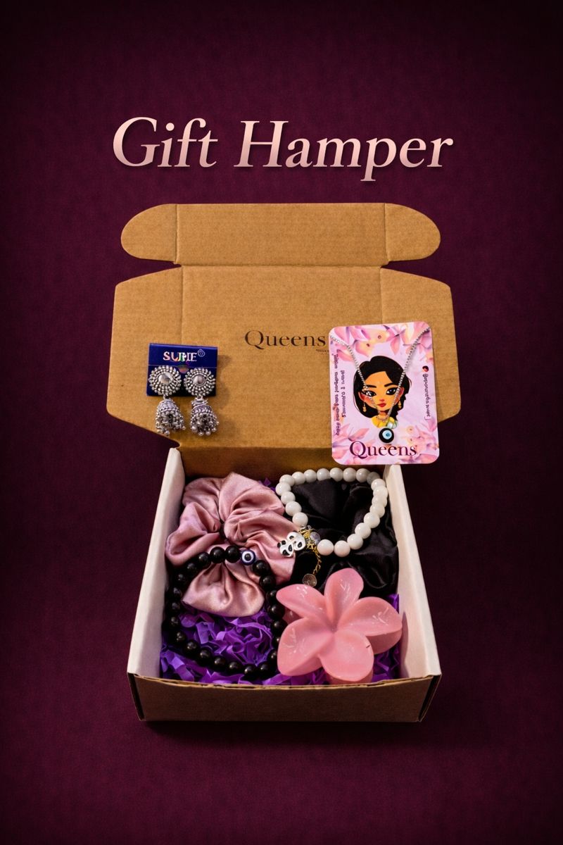 Jewellery Gift Hamper for Girls/Women – Cute Pendant/Jhumka Earrings/Bracelet Set