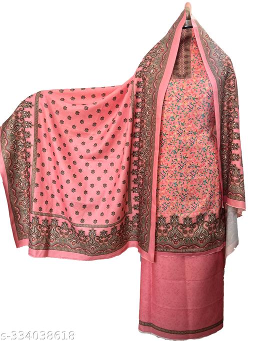 Printed Pashmina Winter Suit Shawl Set