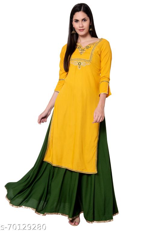 women kurta and skirt set
