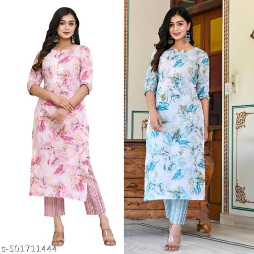 Women's ethnic wear kurta set ( Combo oF 2 )