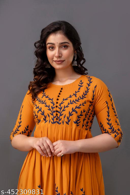 Abhisarika Voguish Anarkali Kurtis for Women - amamestyle