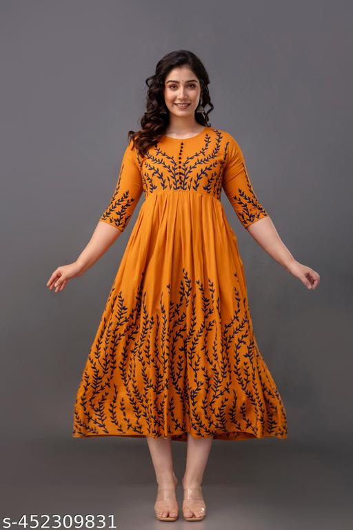 Abhisarika Voguish Anarkali Kurtis for Women - amamestyle