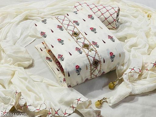 Jaipuri  cotton  printed dress material