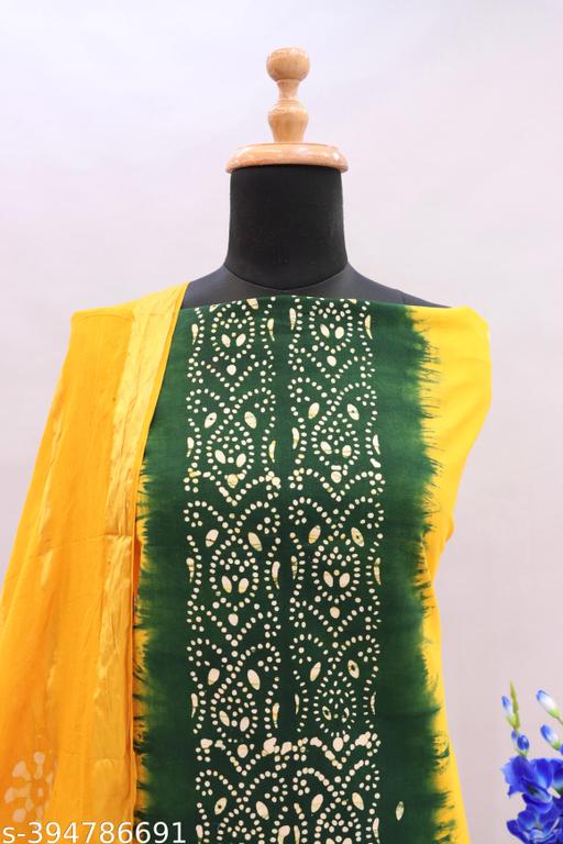 Pure cotton Batik print suit material - amamestyle