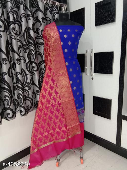 Nia Stylish Banarasi Polycotton Women's Suits & Dress Materials - amamestyle