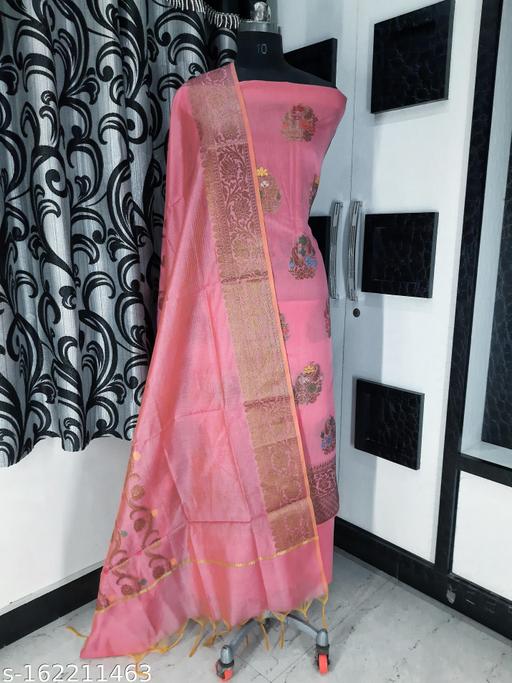 New Banarasi Party Wear Un-Stitched Suit - amamestyle