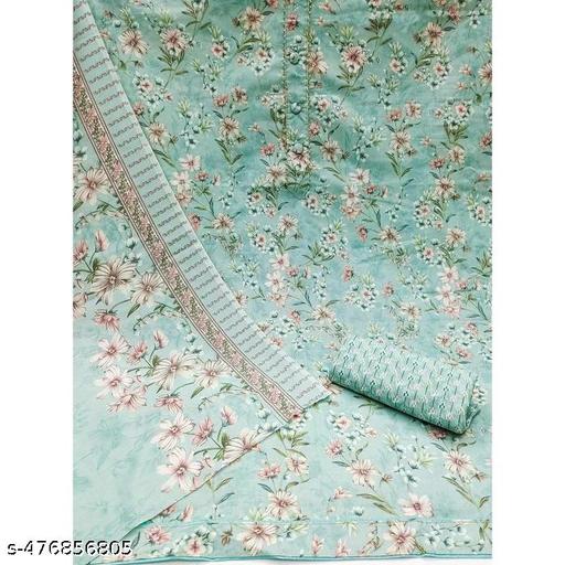 Laxuria Women's Cotton Printed Trending Unstitched Salwar Suit Material & Gorgeous Dress and Suit - amamestyle