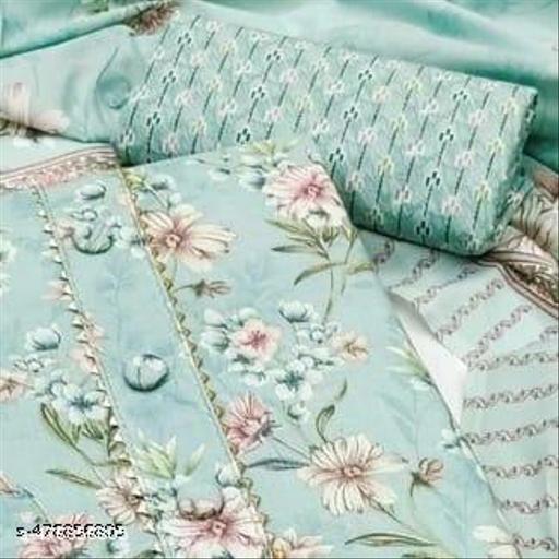 Laxuria Women's Cotton Printed Trending Unstitched Salwar Suit Material & Gorgeous Dress and Suit - amamestyle